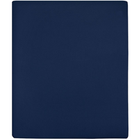vidaXL Jersey Fitted Sheets 2 pcs Navy Blue 100x200 cm Cotton