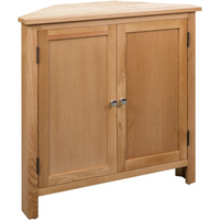 vidaXL Corner Cabinet 80x33.5x78 cm Solid Oak Wood