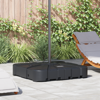 vidaXL Cantilever Umbrella Base Black 86 x 86 x 19 cm