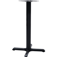 vidaXL Bistro Table Leg Black 56x56x72 cm Cast Iron
