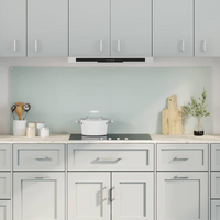 vidaXL Kitchen Backsplash 2 pcs White 90 x 60 cm Tempered Glass