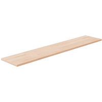 vidaXL Shelf Board 100x20x1.5 cm Untreated Solid Wood Oak