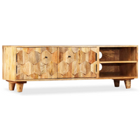 vidaXL TV Cabinet Solid Mango Wood 118x35x40 cm