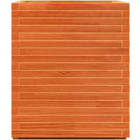 vidaXL Garden Planter Wax Brown 90x60x72.5 cm Solid Wood Pine