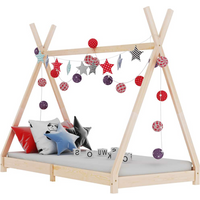 vidaXL Kids Bed Frame Solid Pine Wood 80x160 cm