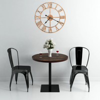 vidaXL Wall Clock Metal 40 cm Golden