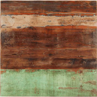 vidaXL Square Table Top 80x80 cm 15-16 mm Solid Reclaimed Wood