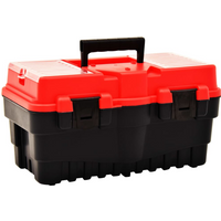 vidaXL Tool Box Plastic 462x256x242 mm Red