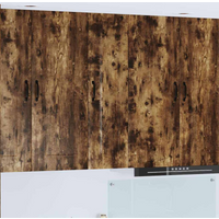 vidaXL Kitchen Cabinet with Storage Kalmar Smoked Oak 30 x 31 x 100 cm