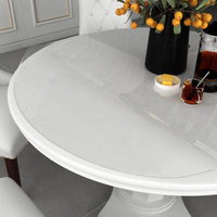 vidaXL Table Protector Transparent Ø 60 cm 1.6 mm PVC