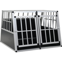vidaXL Dog Cage with Double Door 94x88x69 cm