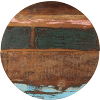 vidaXL Round Table Top 70 cm 25-27 mm Solid Reclaimed Wood