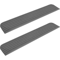 vidaXL Threshold Ramps 2 pcs 110x21x2.5 cm Rubber