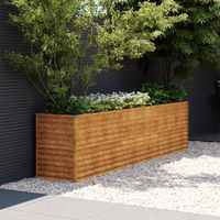 vidaXL Garden Raised Bed 291x50x69 cm Corten Steel
