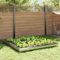 vidaXL Snail Fences 12 pcs Silver Galvanised Steel