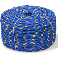 vidaXL Marine Rope Polypropylene 16 mm 50 m Blue