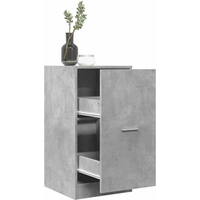 vidaXL Apothecary Cabinet Concrete Grey 40x41x77.5 cm Engineered Wood