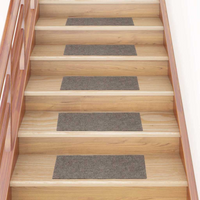 vidaXL Stair Mats Self-adhesive 30 pcs 60x25 cm Beige Rectangular