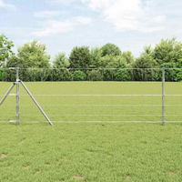 vidaXL Wild Fence Hot Dip Galvanized 1000 x 80 x 0.18 cm Iron