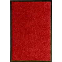vidaXL Doormat Washable Red 40x60 cm