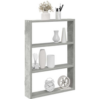 vidaXL Wall Shelf Concrete Grey 43x9x60 cm Engineered Wood