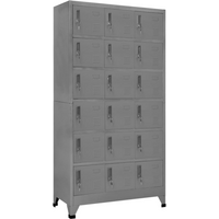 vidaXL Locker Cabinet Anthracite 90x40x180 cm Steel