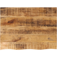 vidaXL Table Top 90x60x2.5 cm Live Edge Solid Wood Rough Mango