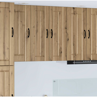 vidaXL Kitchen Wall Cabinet Wall-mounted Artisan Oak 30 x 31 x 80 cm