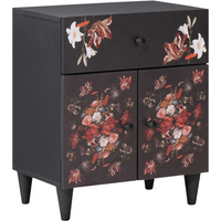 vidaXL Bedside Table Multicolour 50 x 33 x 60 cm Solid Mango Wood