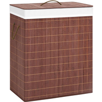 vidaXL Bamboo Laundry Basket Brown 100 L