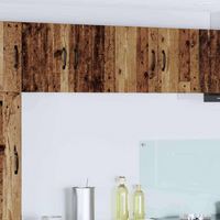 vidaXL Kitchen Wall Cabinets with Door 2 pcs Old Wood 60 x 31 x 40 cm