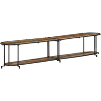vidaXL TV Cabinet 200x42x40 cm Solid Wood Reclaimed