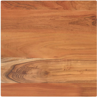 vidaXL Table Top 40x40x3.8 cm Square Solid Wood Acacia