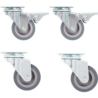 vidaXL Swivel Casters 4 pcs 50 mm