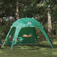vidaXL Instant Tent 4-Person Quick-Release Sea Green 185T Polyester