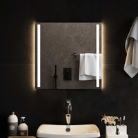 vidaXL LED Bathroom Mirror 50x50 cm