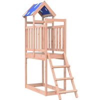 vidaXL Play Tower Brown 52.5 x 110.5 x 215 cm Solid Douglas Wood