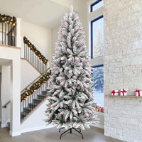vidaXL Christmas Bauble Set 200 pcs Transparent Ø 5 cm Plastic
