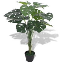 vidaXL Artificial Monstera Plant with Pot 70 cm Green