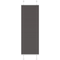 vidaXL Pleated Blind Black 40x100 cm Fabric Width 39.4 cm Polyester