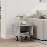 vidaXL TV Stand Concrete Grey 37 x 35 x 35 cm Engineered Wood