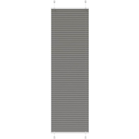 vidaXL Pleated Blind Anthracite 60x200 cm Fabric Width 59.4 cm Polyester