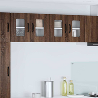 vidaXL Kitchen Cabinet Kalmar 2 pcs Brown Oak 60 x 31 x 40 cm