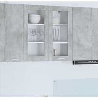 vidaXL Hanging Cabinet Concrete Grey 80 x 31 x 80 cm Engineered Wood