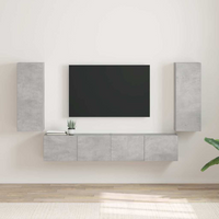 vidaXL TV Wall Cabinet 2 pcs Concerte 30 x 31 x 80 cm Engineered Wood