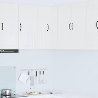 vidaXL Kitchen Cabinet High Gloss White 57 x 57 x 80 cm