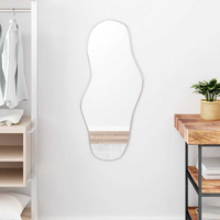 vidaXL Wall Mirror Silver 90x40 cm