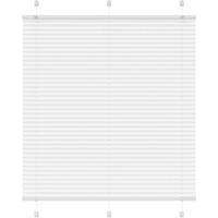 vidaXL Pleated Blind White 120x100 cm Fabric Width 119.4 cm Polyester