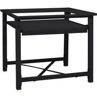 vidaXL Washing Machine Pedestal Black 60 x 56 x 52 cm Steel