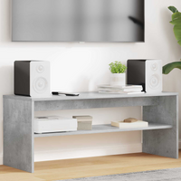 vidaXL TV Cabinet Concrete Grey 100 x 35 x 40 cm Engineered Wood